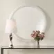 Langston Matte White Round Wall Mirror