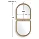 Carlisle Light Natural Oval Wall Mirror