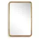 Prescott Antique Brass Rectangular Wall Mirror