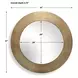 Somerset Antique Brass Mirror