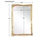 Arlington Antique Gold Rectangular Wall Mirror