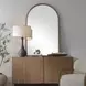 Prescott Antique Brass Arched Wall Mirror