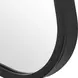 Belmont Satin Black Rectangular Vanity Mirror