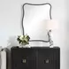 Belmont Satin Black Rectangular Vanity Mirror