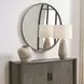 Somerset Bronze Round Wall Mirror