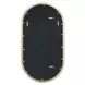 Somerset Antique Brass Oval Wall Mirror
