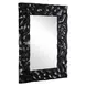 Prescott Matte Black Rectangular Wall Mirror