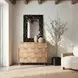 Prescott Matte Black Rectangular Wall Mirror