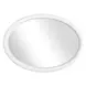 Arlington Matte White Oval Wall Mirror