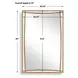 Riverton Antique Gold Rectangular Wall Mirror