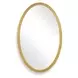 Belmont Antique Brass Oval Wall Mirror