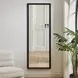 Carlisle Black and Gold Rectangular Tall Wall Mirror