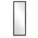 Carlisle Black and Gold Rectangular Tall Wall Mirror