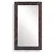 Fairmont Dark Walnut Rectangular Wall Mirror