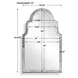 Brayden Antique Brass Arched Wall Mirror