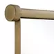 Monterey Antique Brass Rectangular Wall Mirror