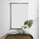 Monterey Antique Brass Rectangular Wall Mirror
