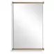 Monterey Antique Brass Rectangular Wall Mirror