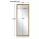 Riverton Antique Gold Rectangular Tall Wall Mirror