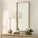 Monterey White and Gold Rectangular Wall Mirror