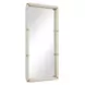 Monterey White and Gold Rectangular Wall Mirror