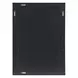 Fairmont Dark Walnut and Brass Rectangular Wall Mirror
