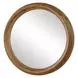 Carlisle Light Honey Round Wall Mirror