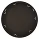 Carlisle Light Honey Round Wall Mirror