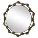 Fairmont Warm Bronze Round Wall Mirror