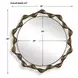 Fairmont Warm Bronze Round Wall Mirror