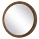 Monterey Antique Gold Round Wall Mirror