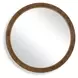 Monterey Antique Gold Round Wall Mirror