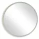 Oakley Warm Champagne Round Wall Mirror
