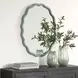 Langston Egg Blue Oval Wall Mirror