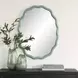 Langston Egg Blue Oval Wall Mirror