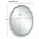 Langston Egg Blue Oval Wall Mirror