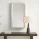 Oakley Warm White Rectangular White Wall Mirror