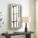 Oakley Warm White Rectangular White Wall Mirror