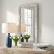 Oakley Warm White Rectangular White Wall Mirror