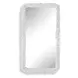 Oakley Warm White Rectangular White Wall Mirror