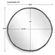 Fairmont Dark Bronze Round Wall Mirror