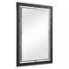 Somerset Dark Bronze and Antique Brass Rectangular Wall Mirror