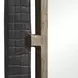 Somerset Dark Bronze and Antique Brass Rectangular Wall Mirror