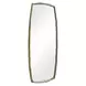 Alden Antique Brass Rectangular Tall Wall Mirror