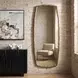 Alden Antique Brass Rectangular Tall Wall Mirror