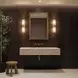 Belmont Antique Brass Rectangular Wall Mirror
