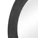 Carlisle Rustic Black and Light Gray Round Wall Mirror