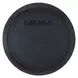Carlisle Rustic Black and Light Gray Round Wall Mirror
