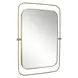 Alden Antique Brass Rectangular Wall Mirror