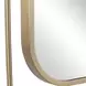 Alden Antique Brass Rectangular Wall Mirror